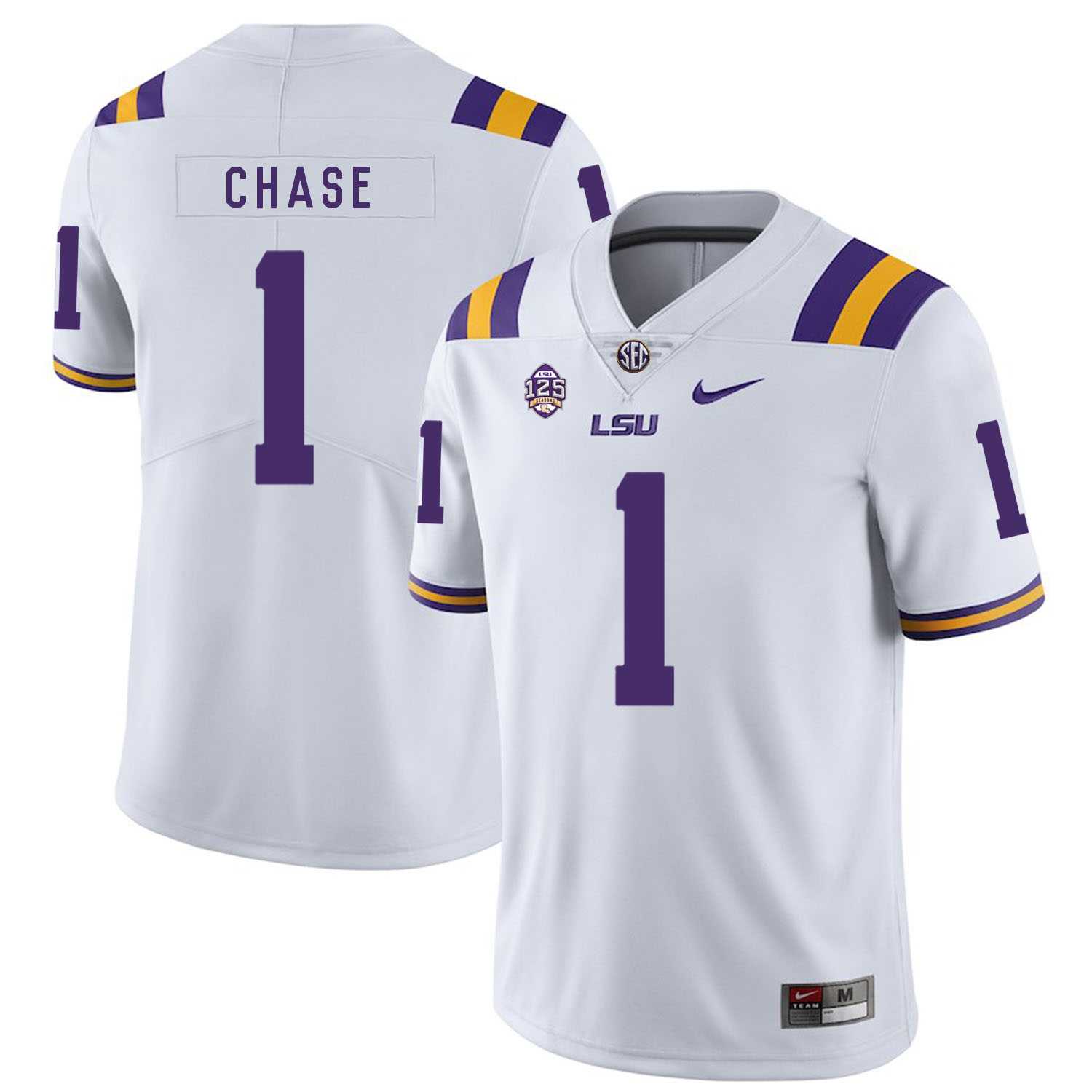 LSU Tigers 1 Ja'marr Chase White Nike College Football Jersey Dzhi,We sell and wholesale LSU Tigers 1 Ja'marr Chase White Nike College Football Jersey Dzhi on line form chian!